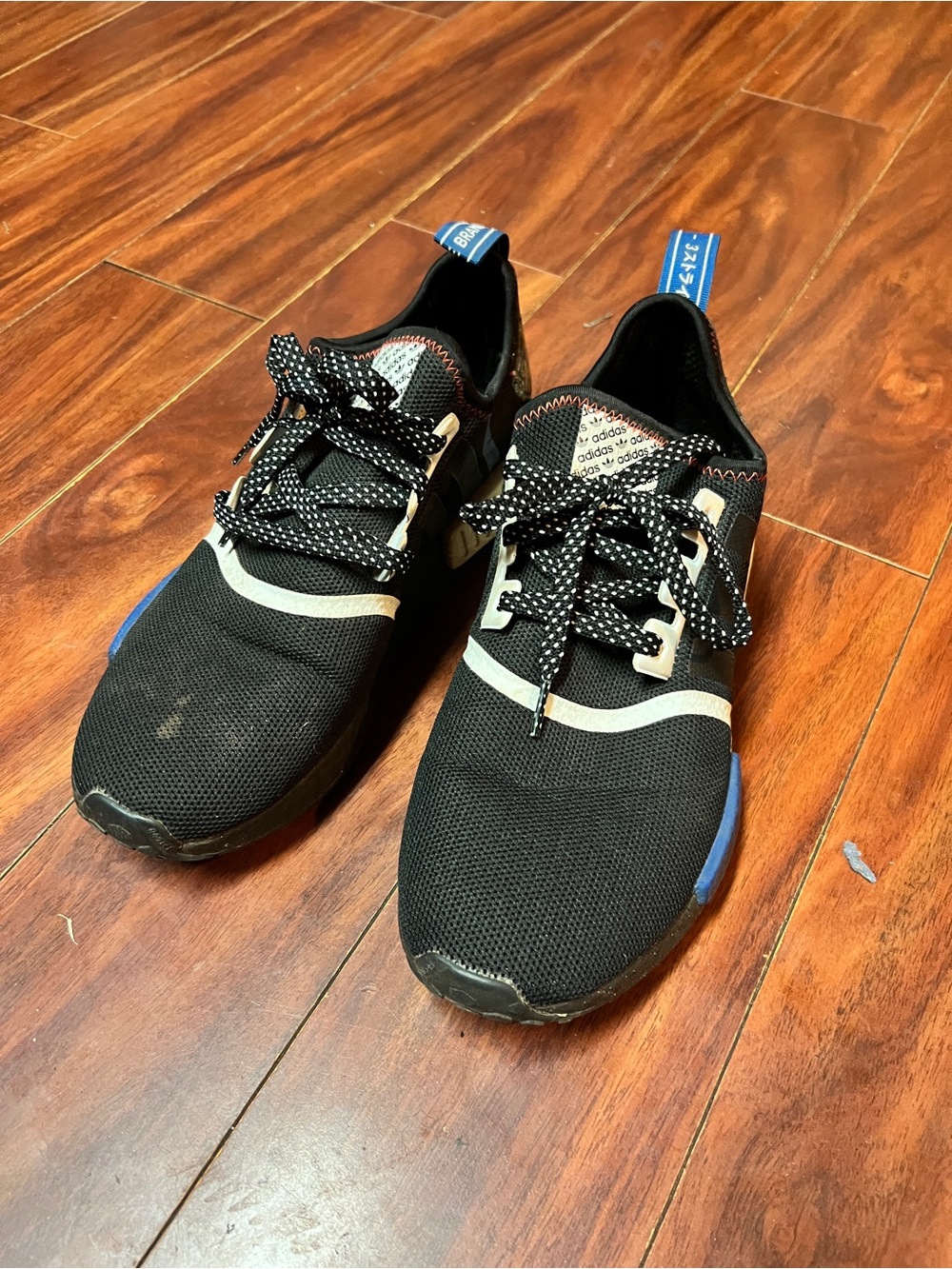 Adidas Men’s Black Athletic MND Sneakers
